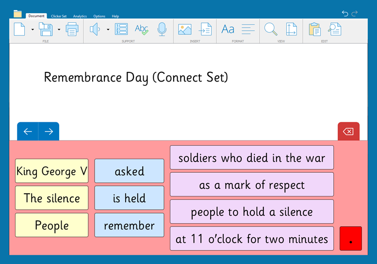 Understanding Remembrance Day - connect set