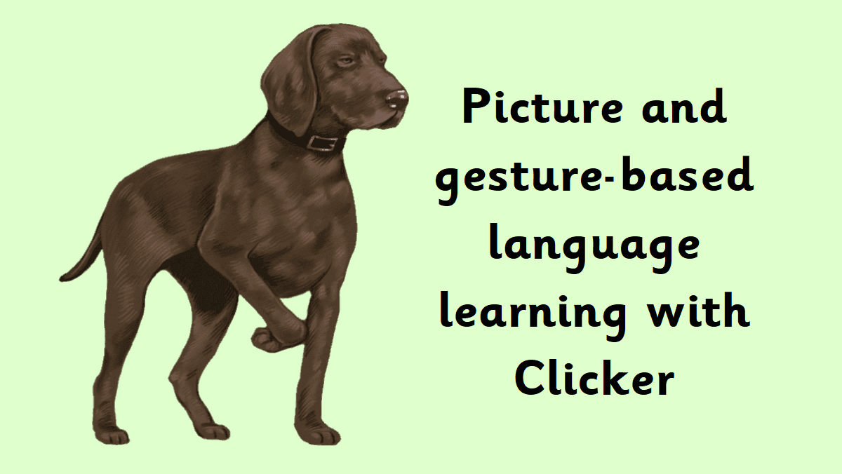 Picture and gesture based learning title
