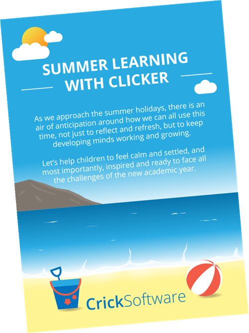 Summer learning with Clicker infographic