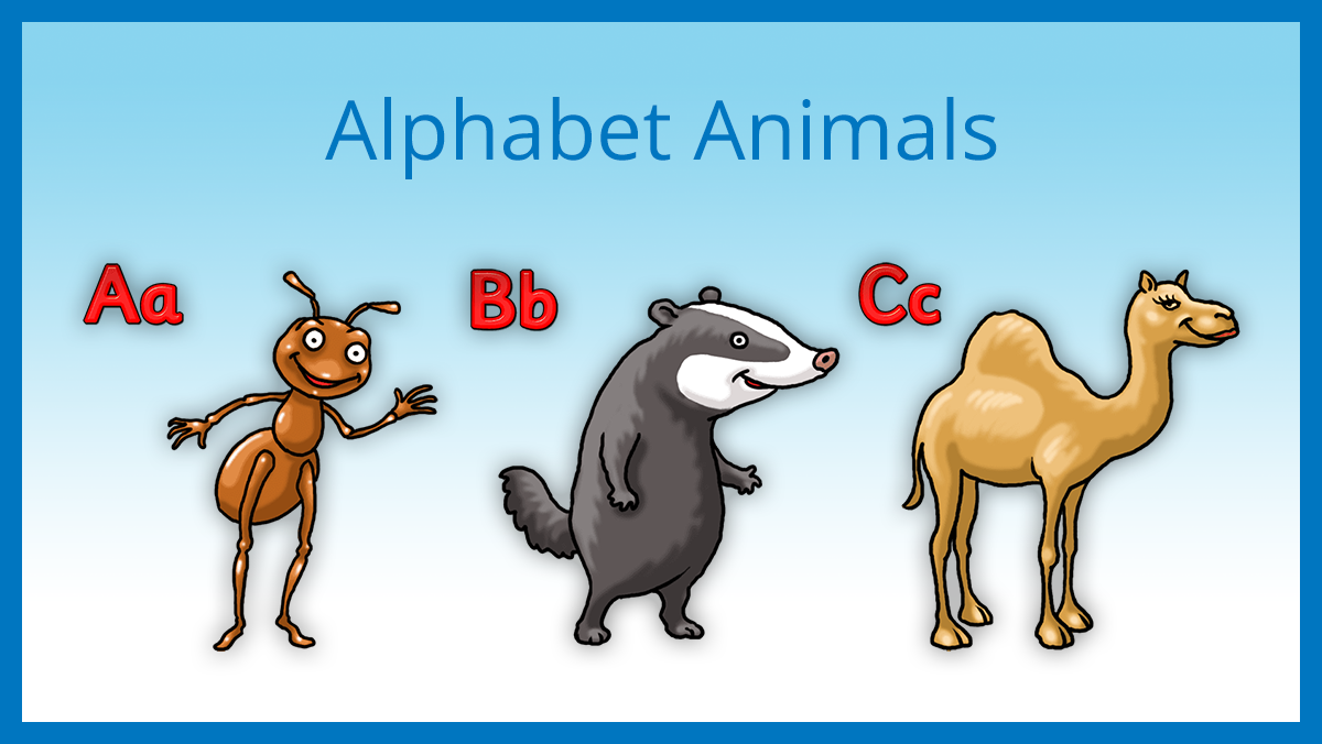 Alphabet Animals | Crick Software
