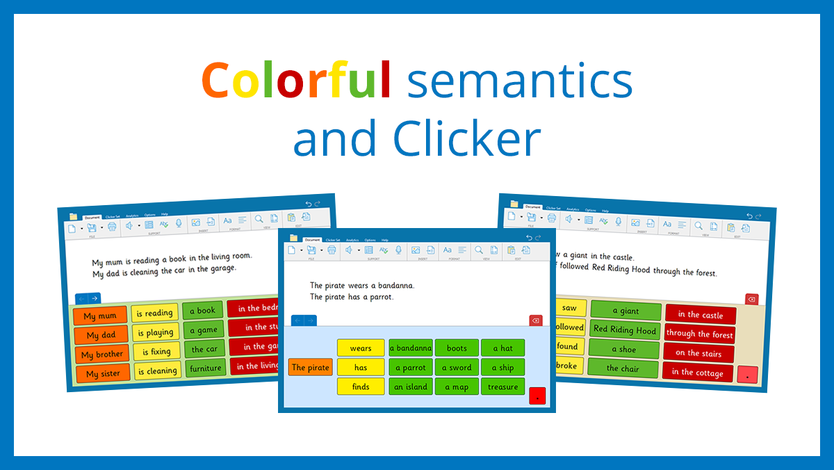 US Colorful semantics and Clicker