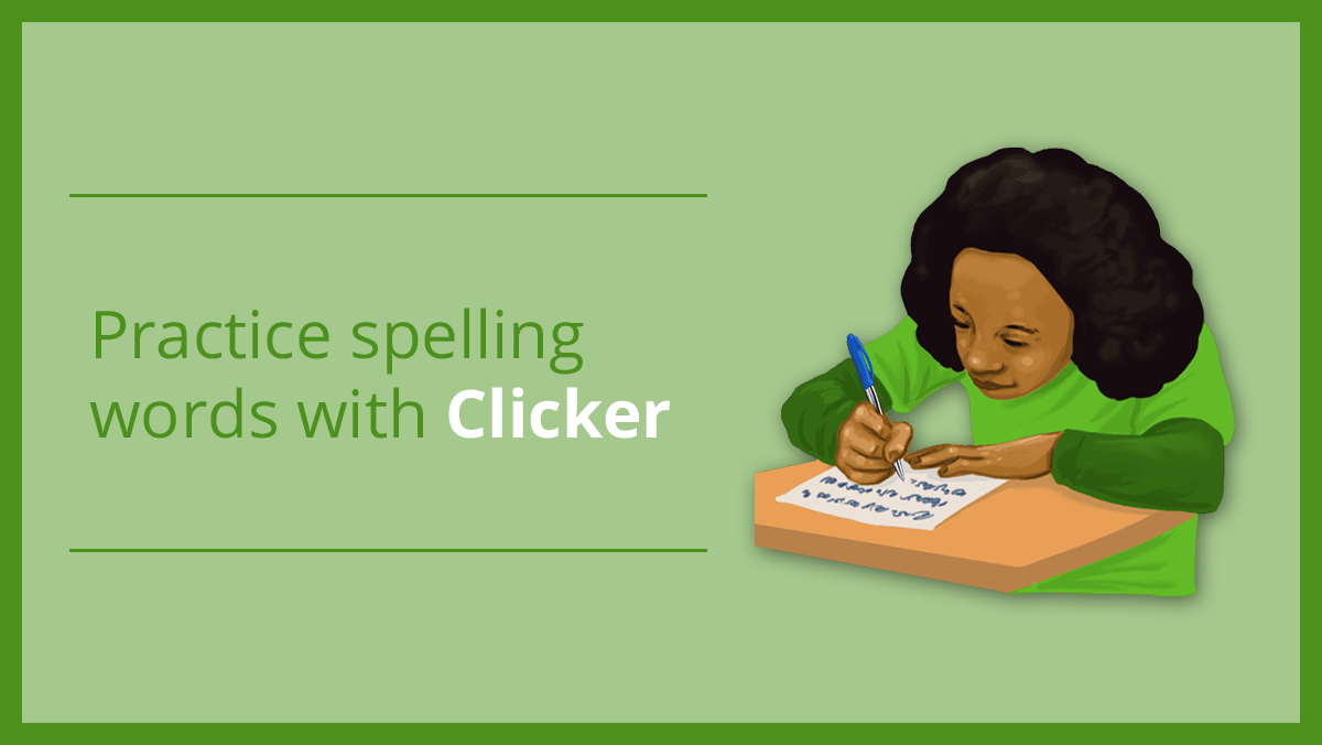 US Practice spelling words with Clicker