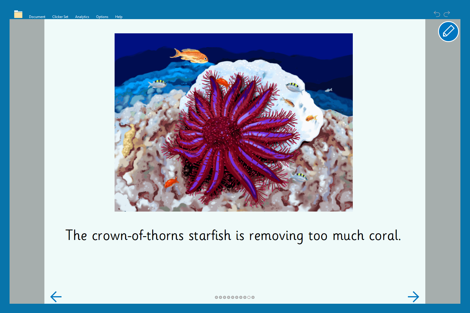 Discover the Great Barrier Reef through Clicker-2