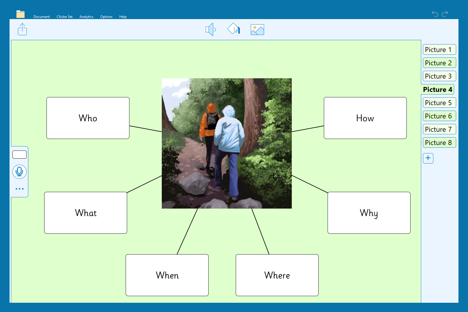 Write stories with Clicker-1