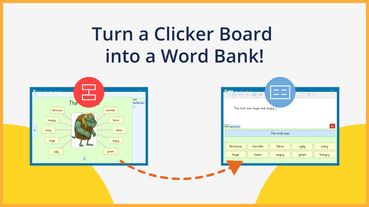 Turn a Clicker Board into a Word Bank