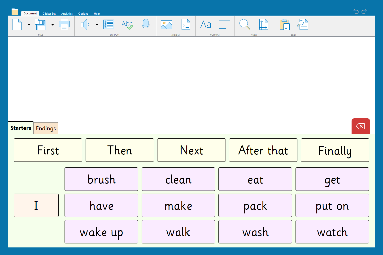 A writing journey with Clickers Writing Grids-2