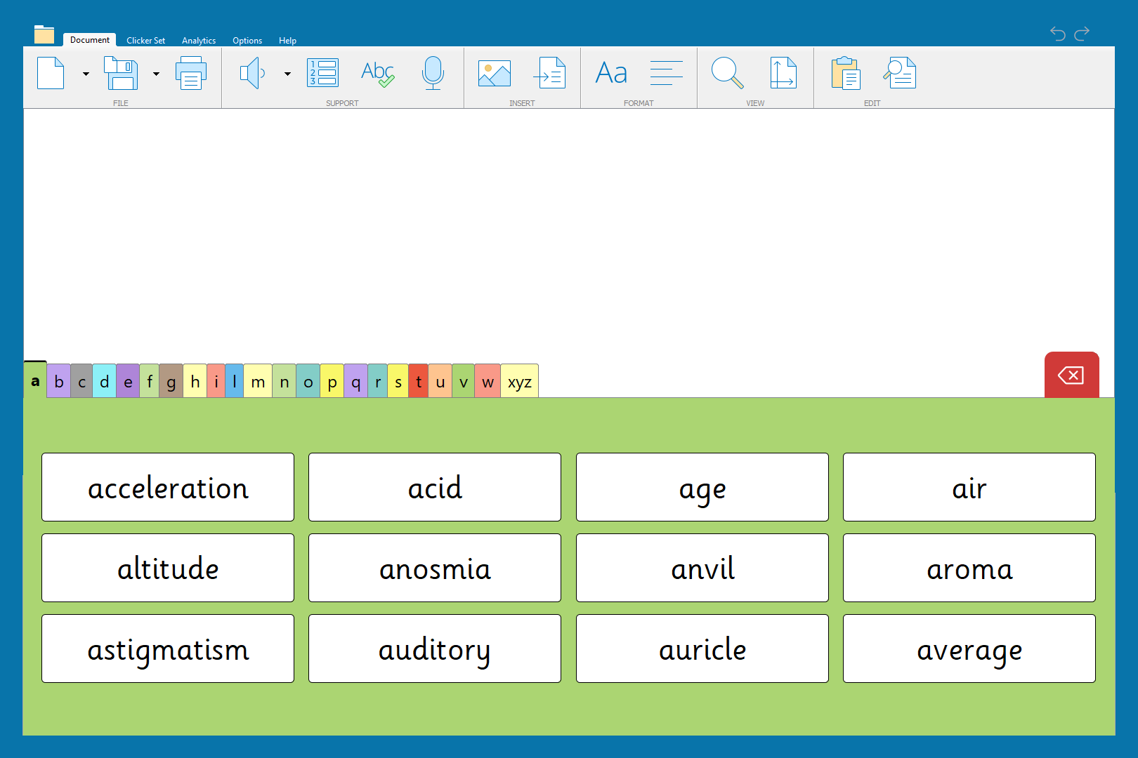 A writing journey with Clickers Writing Grids-4