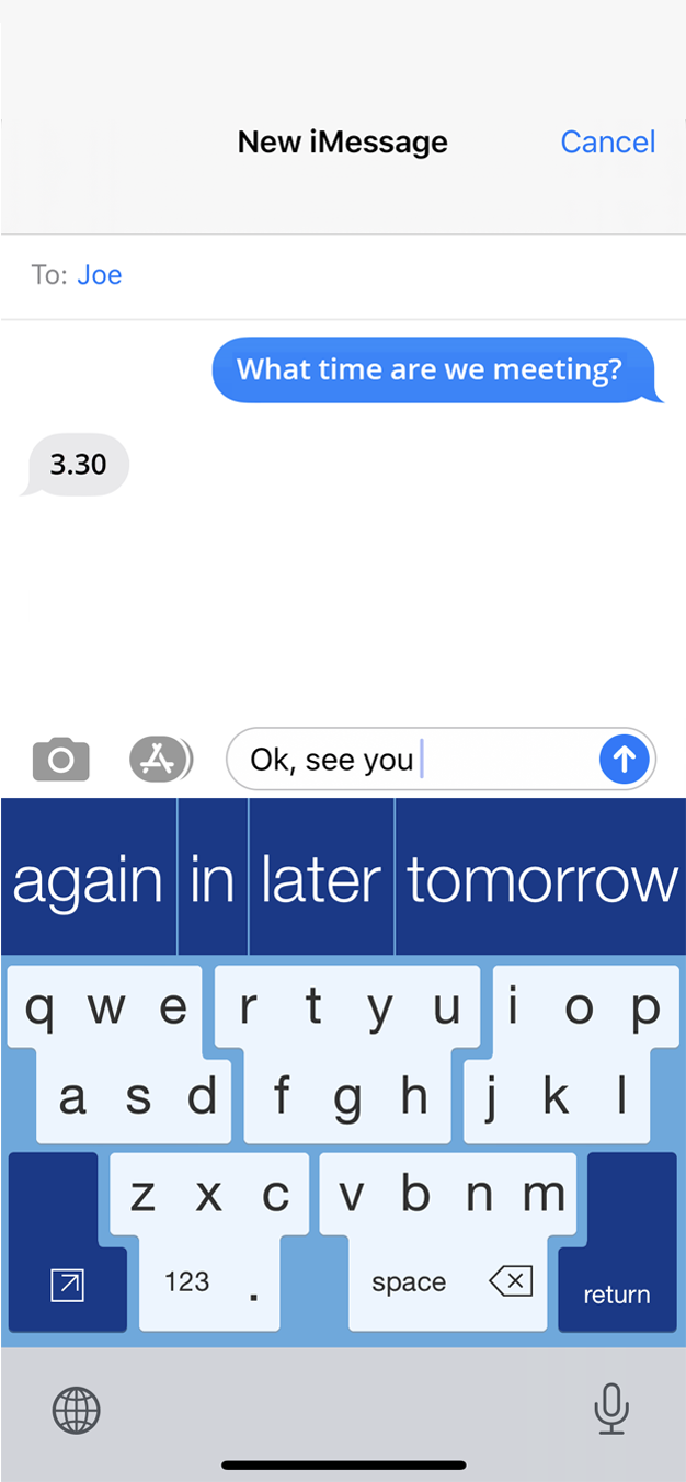 best speech to text word prediction ipad
