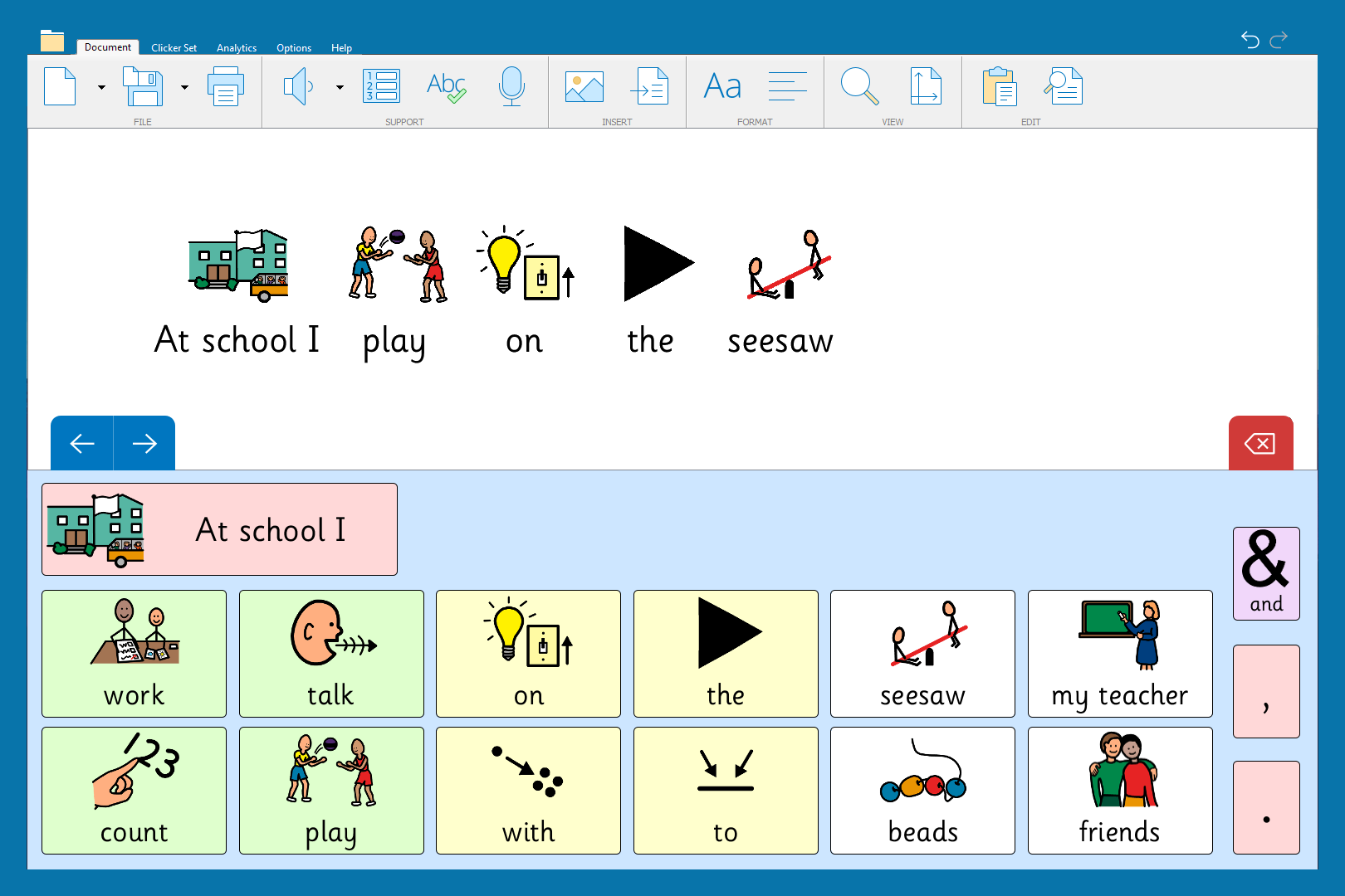 PCS symbols