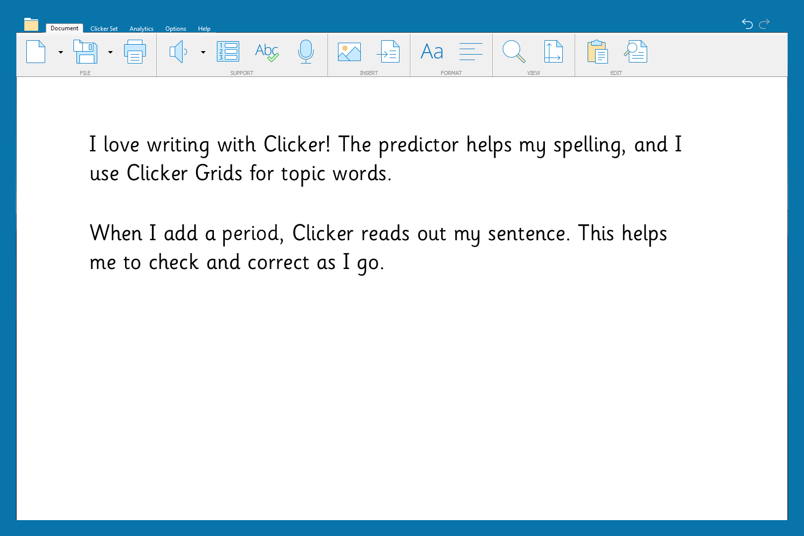 Clicker - Literacy Software