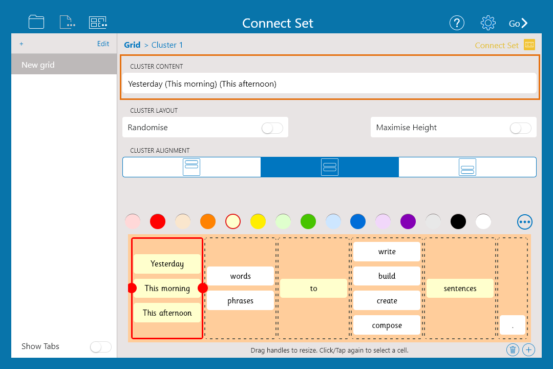 create a connect set