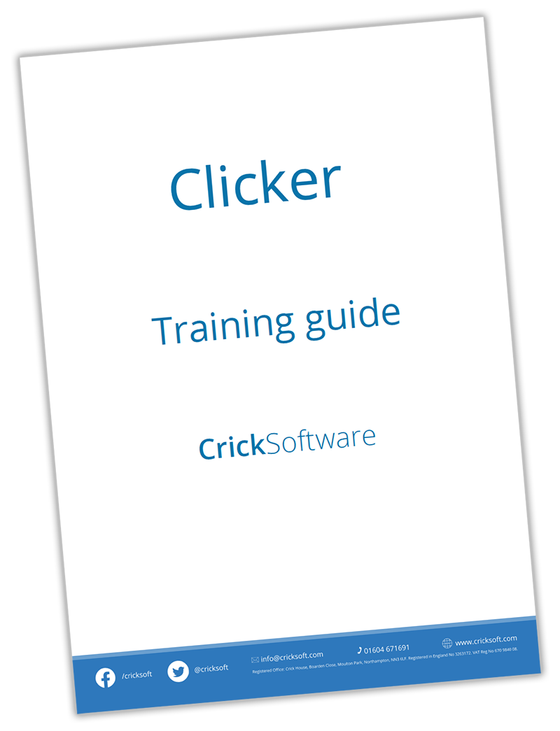 Clicker 8 training guide cover image