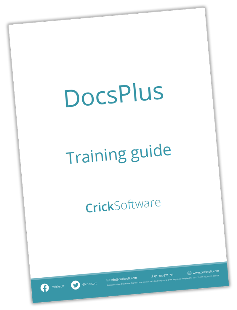 DocsPlus training guide cover image